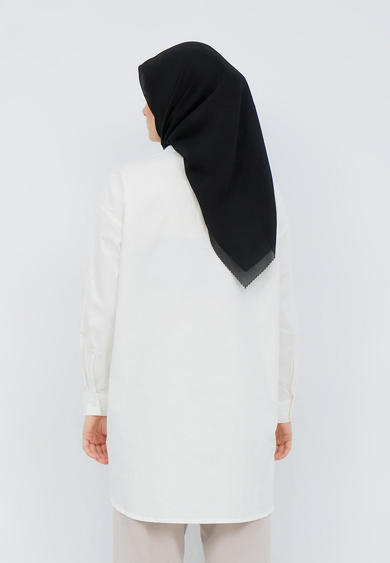 OVERSIZED DRAWSTRING SHIRT