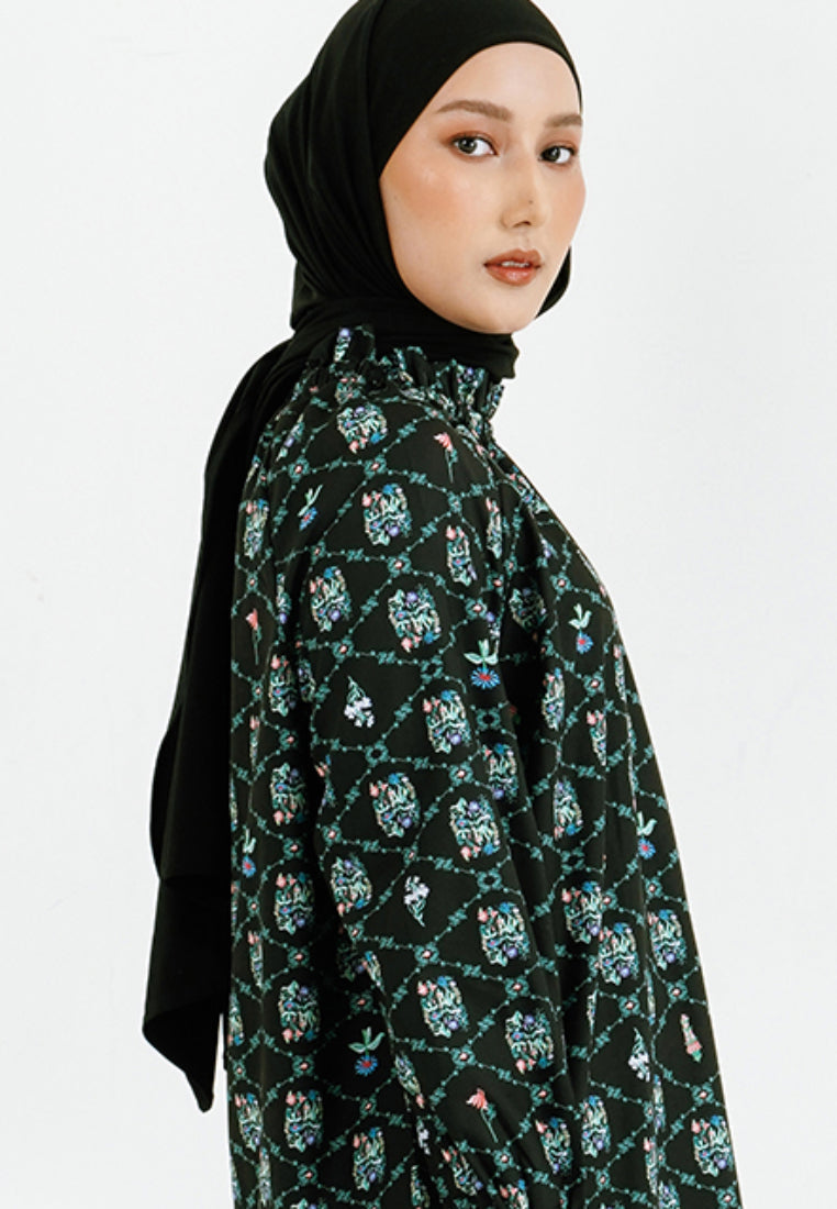 RAGLAN PRINTED BLOUSE