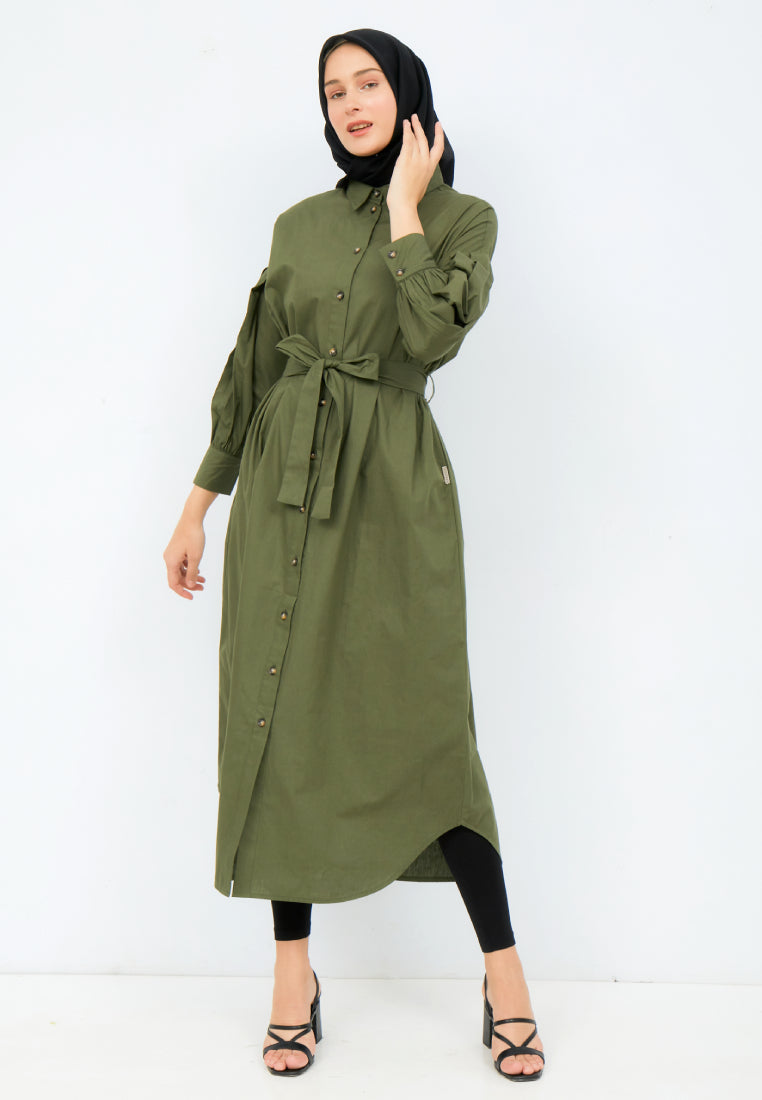 Oversized Shirt Dress