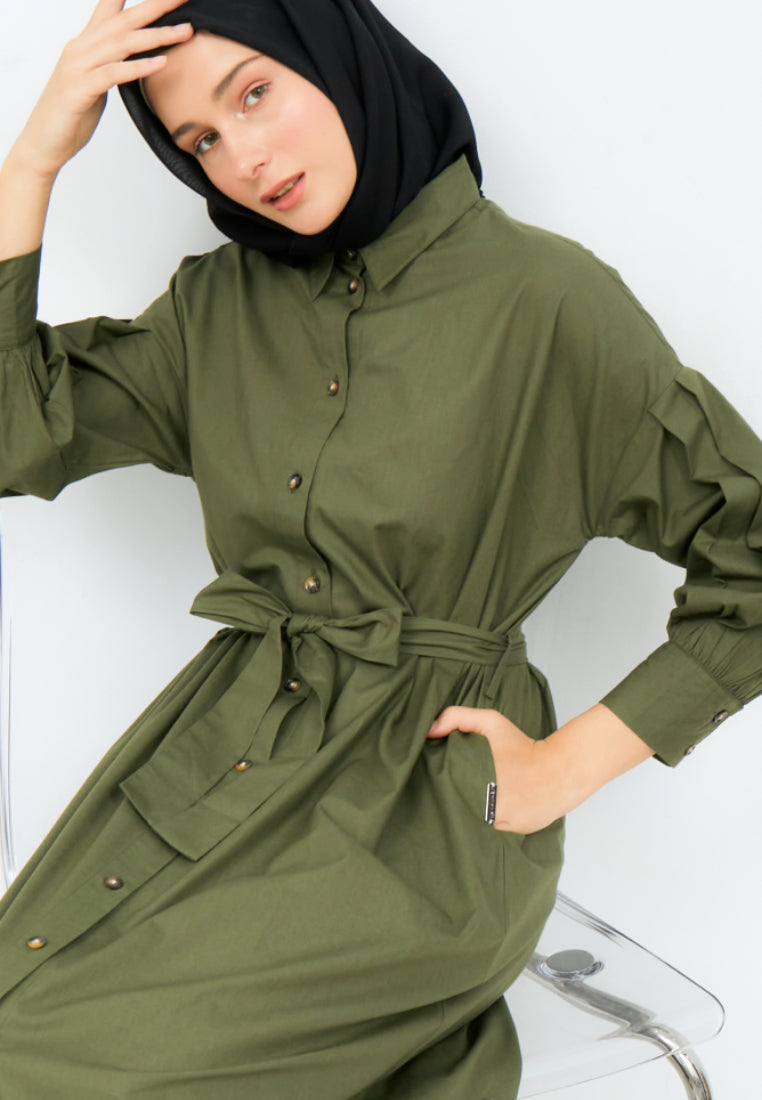 Oversized Shirt Dress