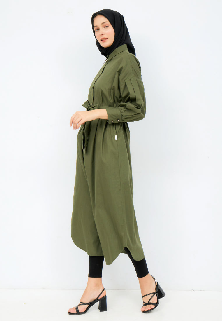 Oversized Shirt Dress