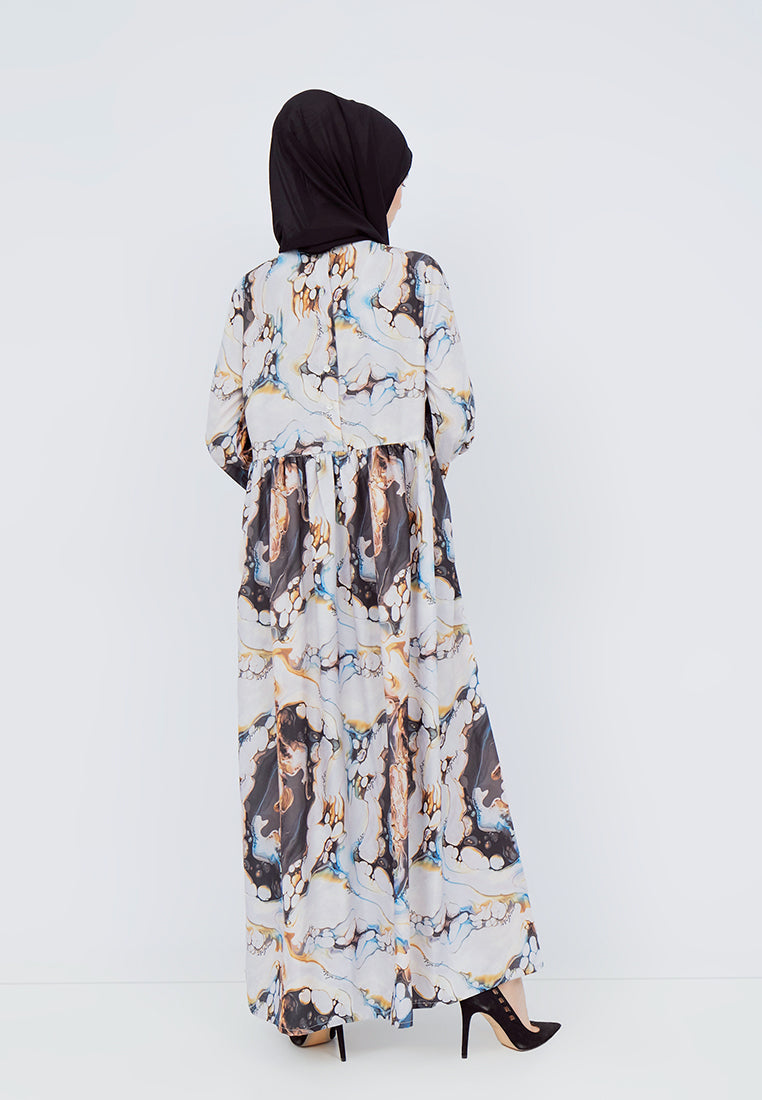 Printed Baby-Doll Dress