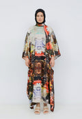 PRINTED KAFTAN DRESS
