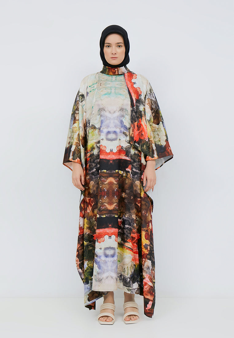 PRINTED KAFTAN DRESS