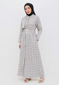 HALF-LAYERED SHIRT DRESS