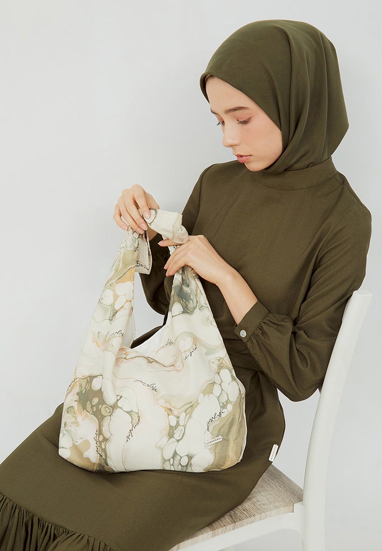 Printed Knot Bag