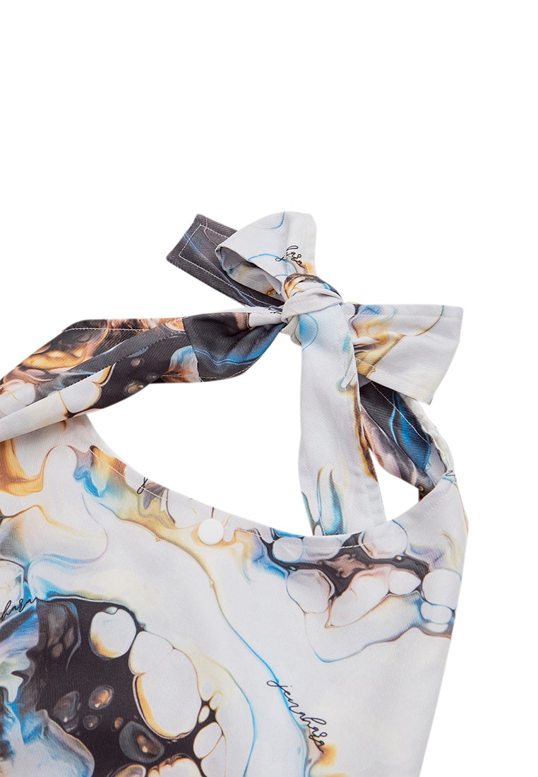 Printed Knot Bag