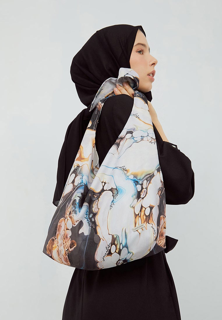 Printed Knot Bag