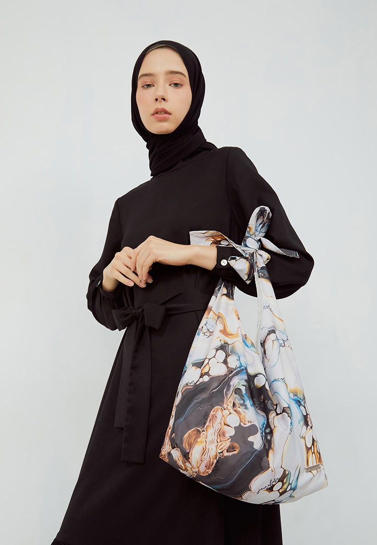 Printed Knot Bag