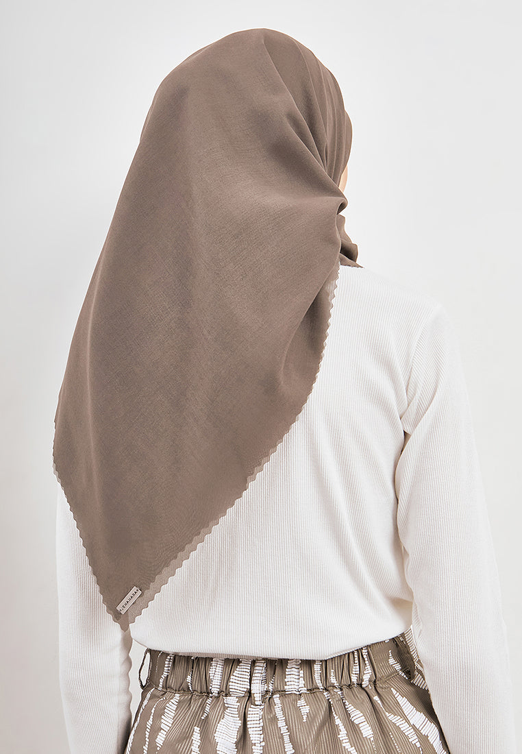 SQUARE SCARF SOLID