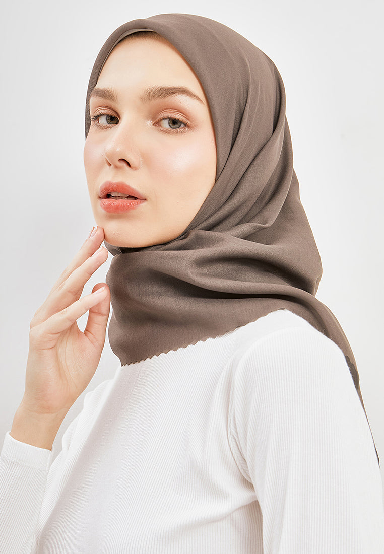 SQUARE SCARF SOLID
