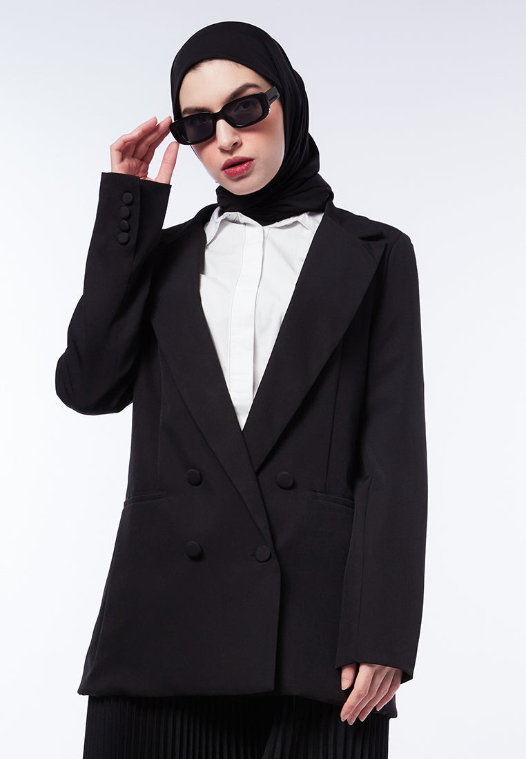 DOUBLE BREASTED BLAZER