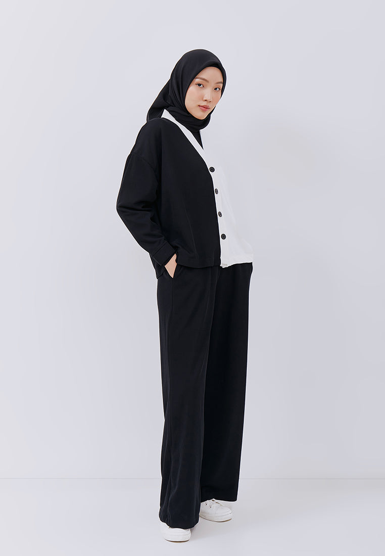 TWO TONE CARDIGAN