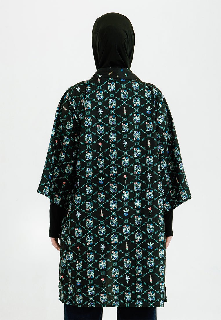 PRINTED OVERSIZED KIMONO