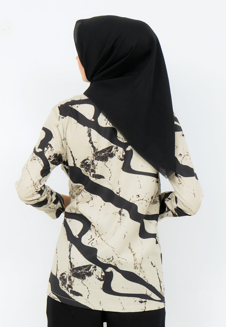 Printed Kimono Blazer