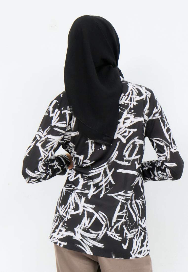 Printed Kimono Blazer
