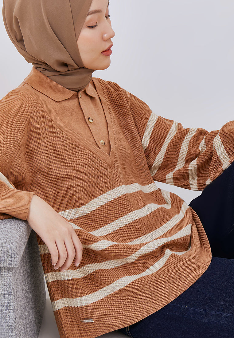 STRIPES KNIT TOP
