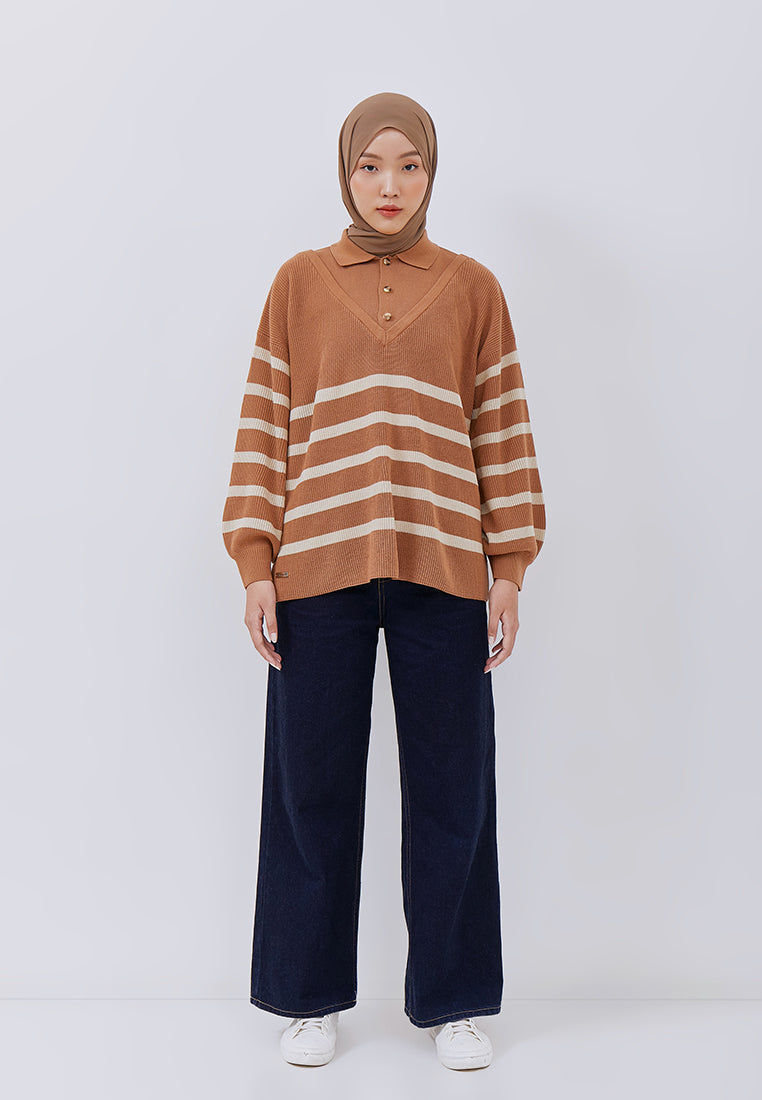 STRIPES KNIT TOP