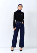 DENIM STRAIGHT PANTS
