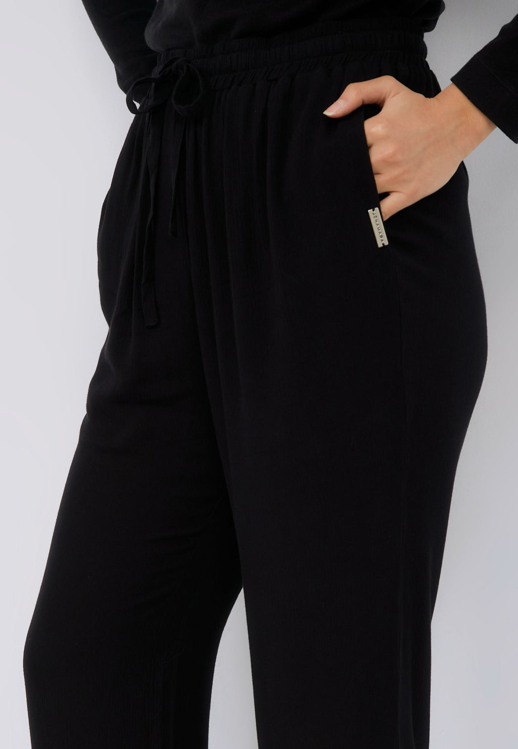 Drawstring Straight Pants