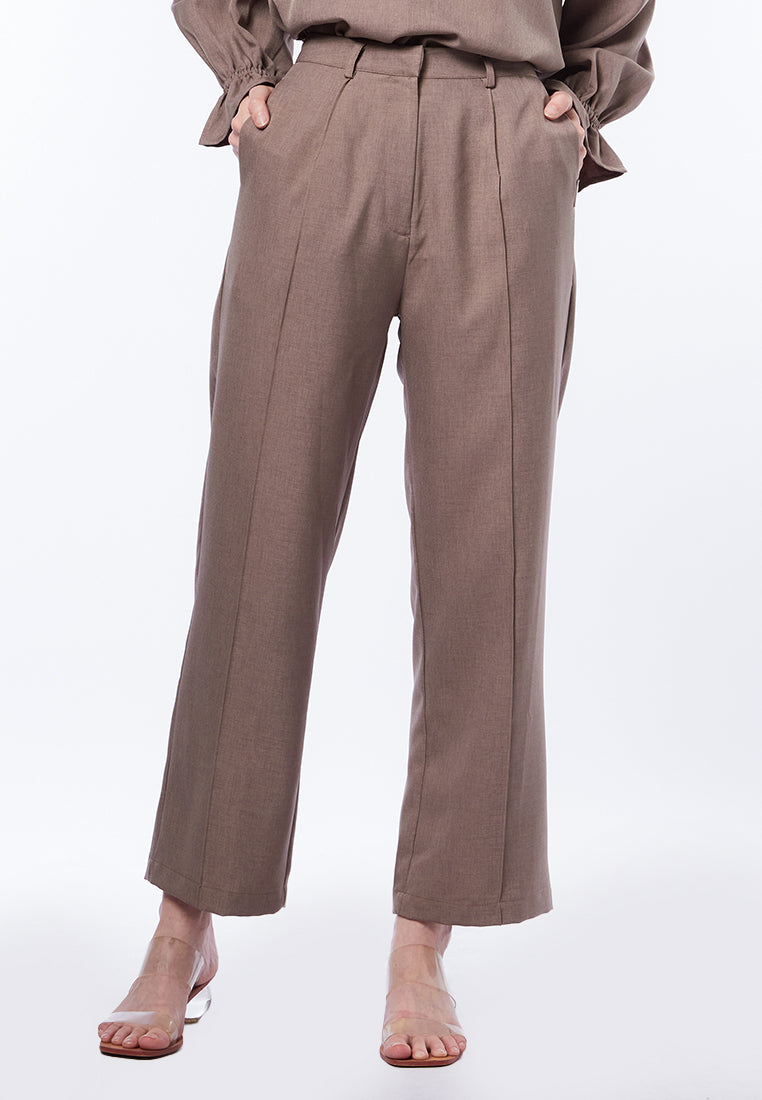 TUCKPIN STRAIGHT PANTS