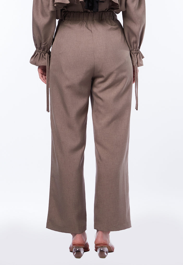 TUCKPIN STRAIGHT PANTS