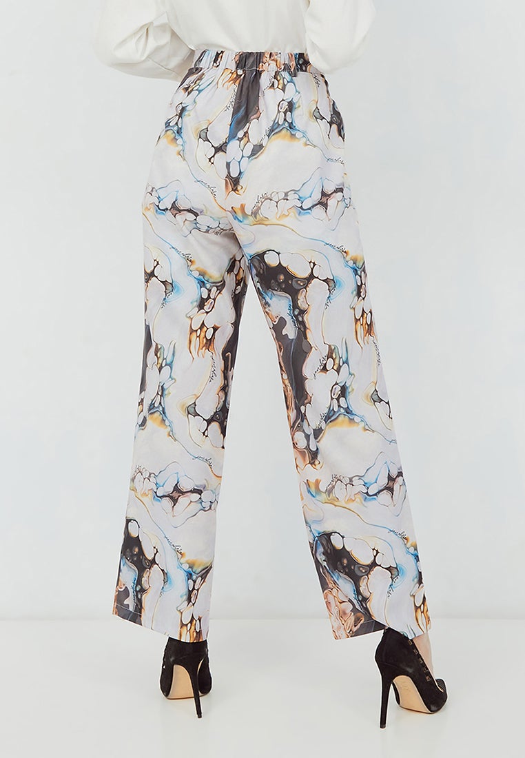 Printed Straight Pants