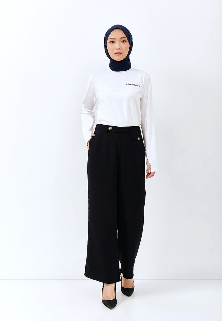 POCKET PALAZO PANTS