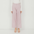 Wide-Leg Pleated Pants