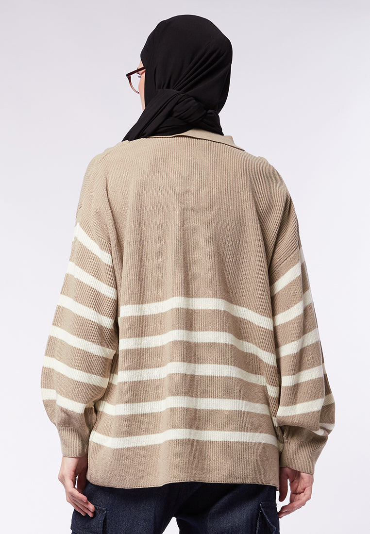 STRIPES KNIT TOP