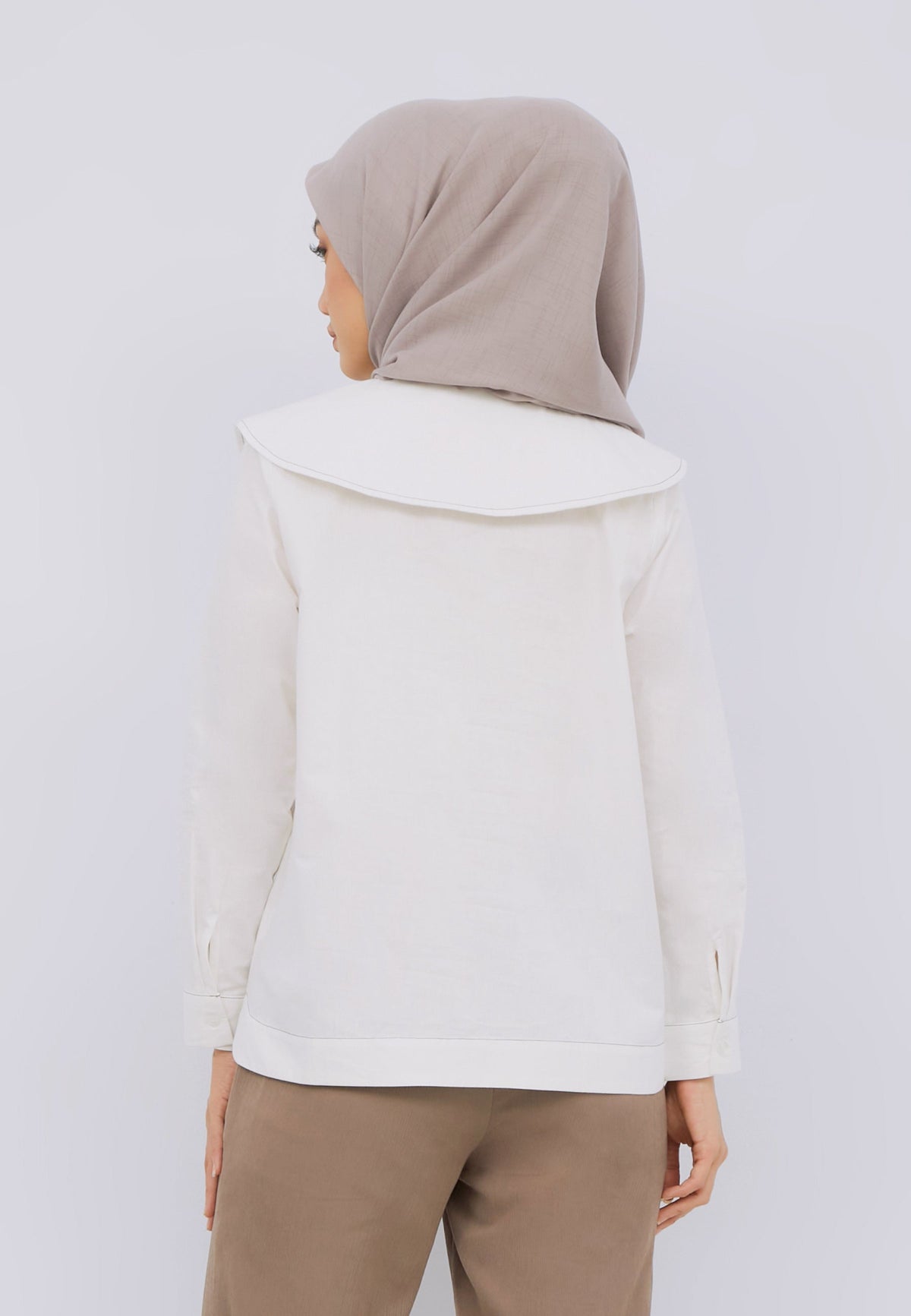 Wide Collar Shirt