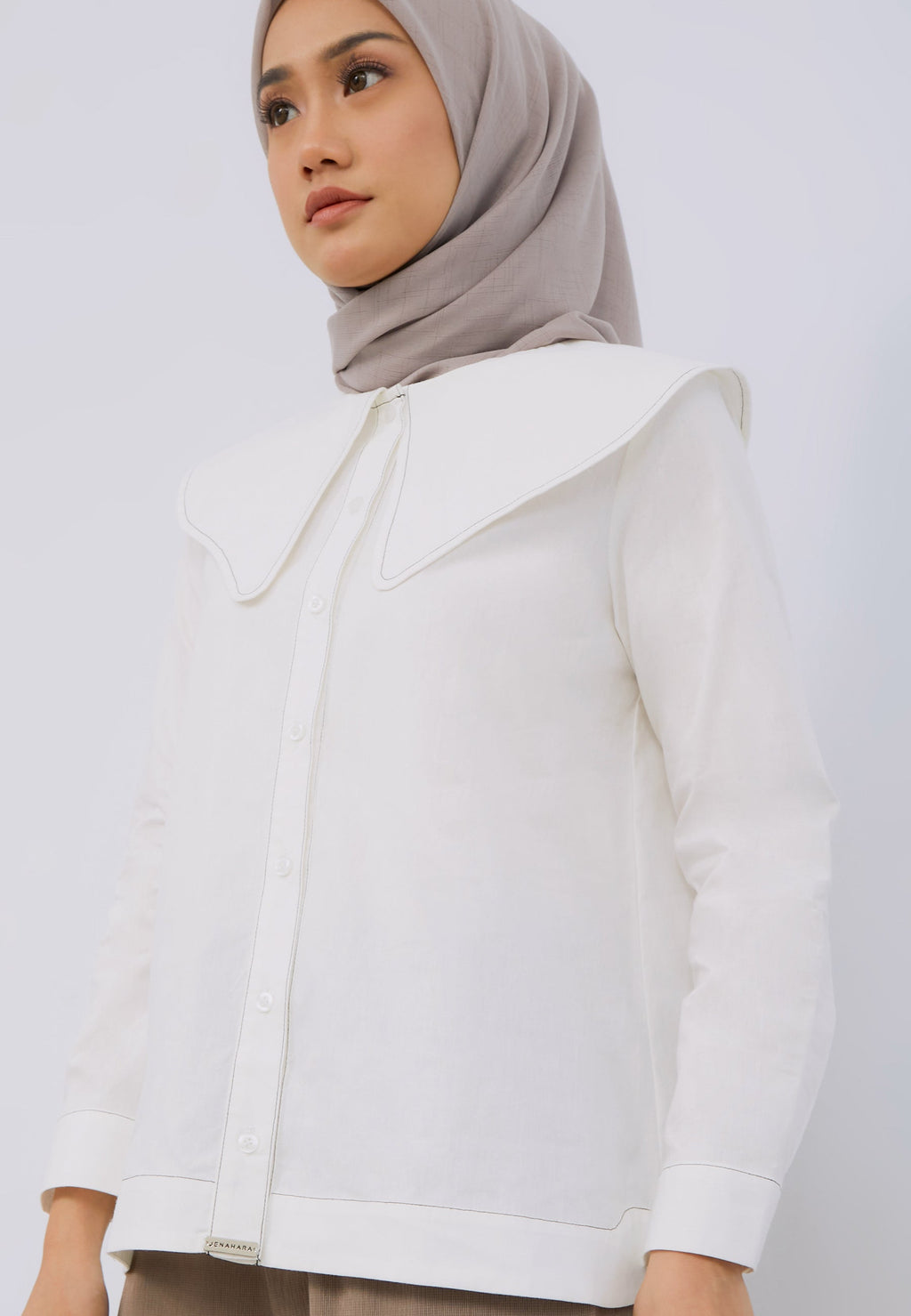 Wide Collar Shirt