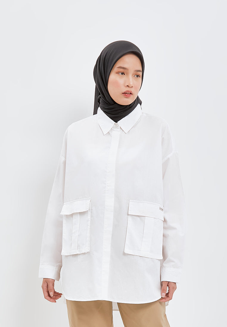 STATEMENT POCKET OVERSIZED SHIRT