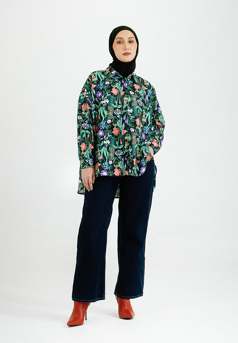 PRINTED OVERSIZED SHIRT