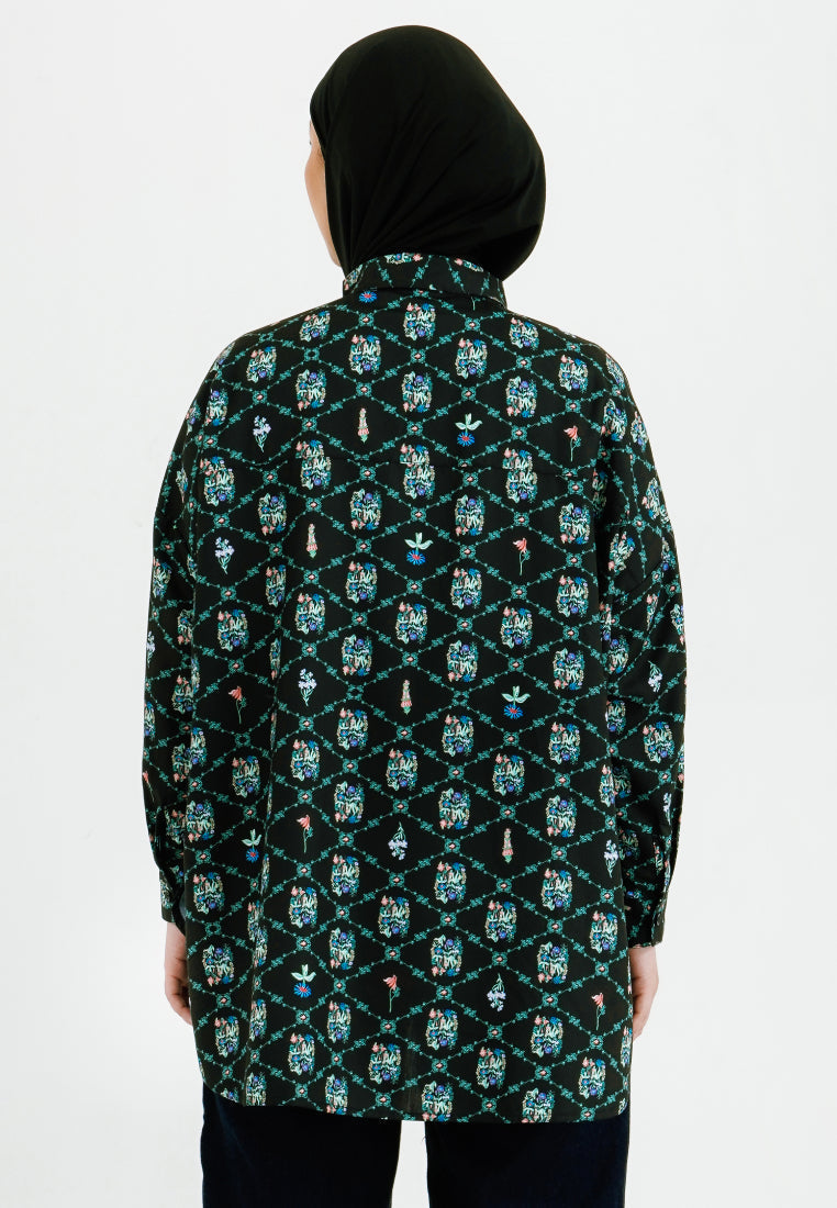 PRINTED OVERSIZED SHIRT