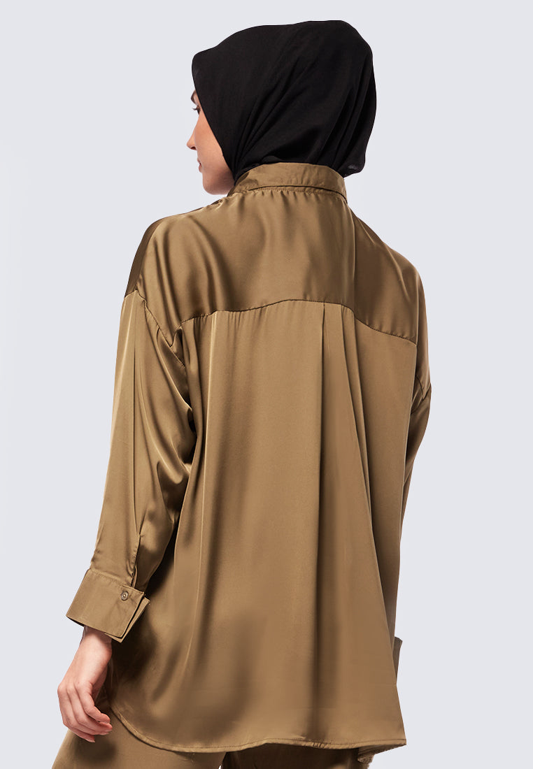 SATIN SHIRT