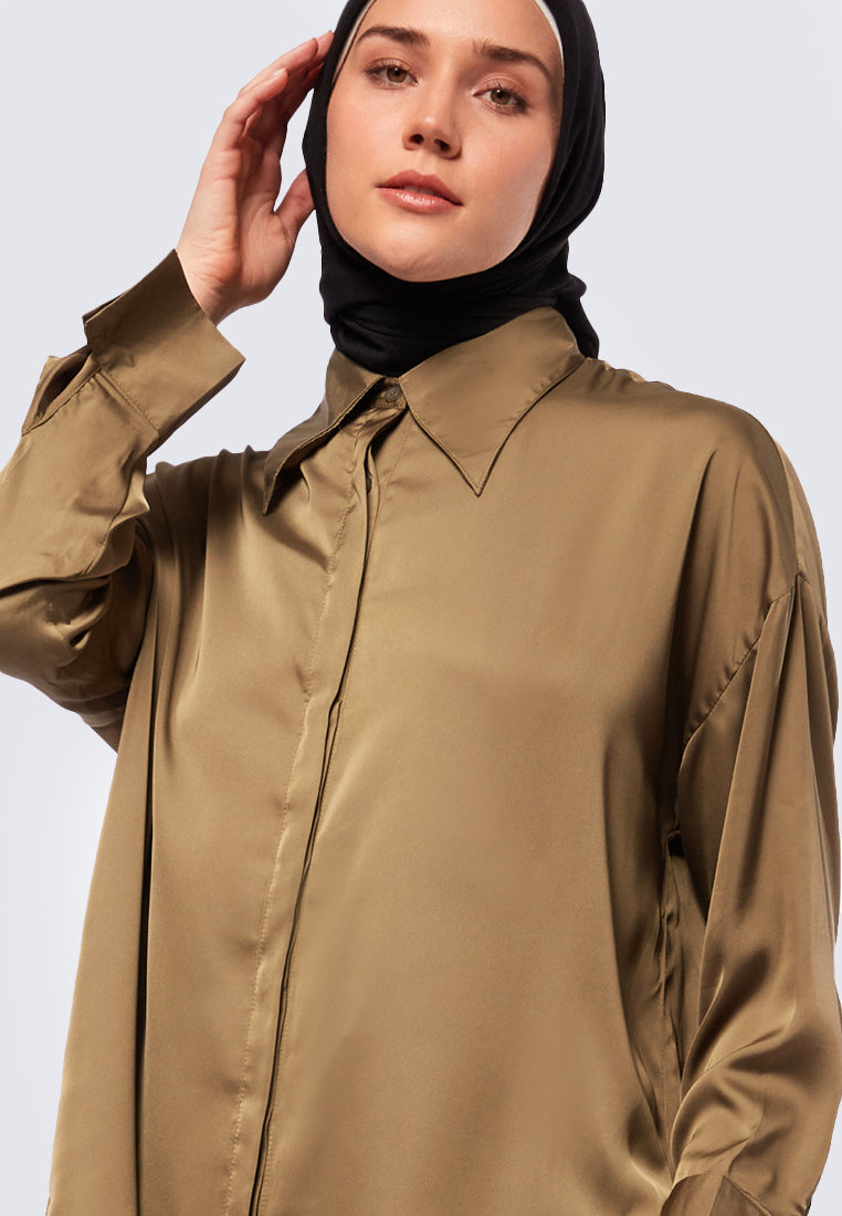 SATIN SHIRT