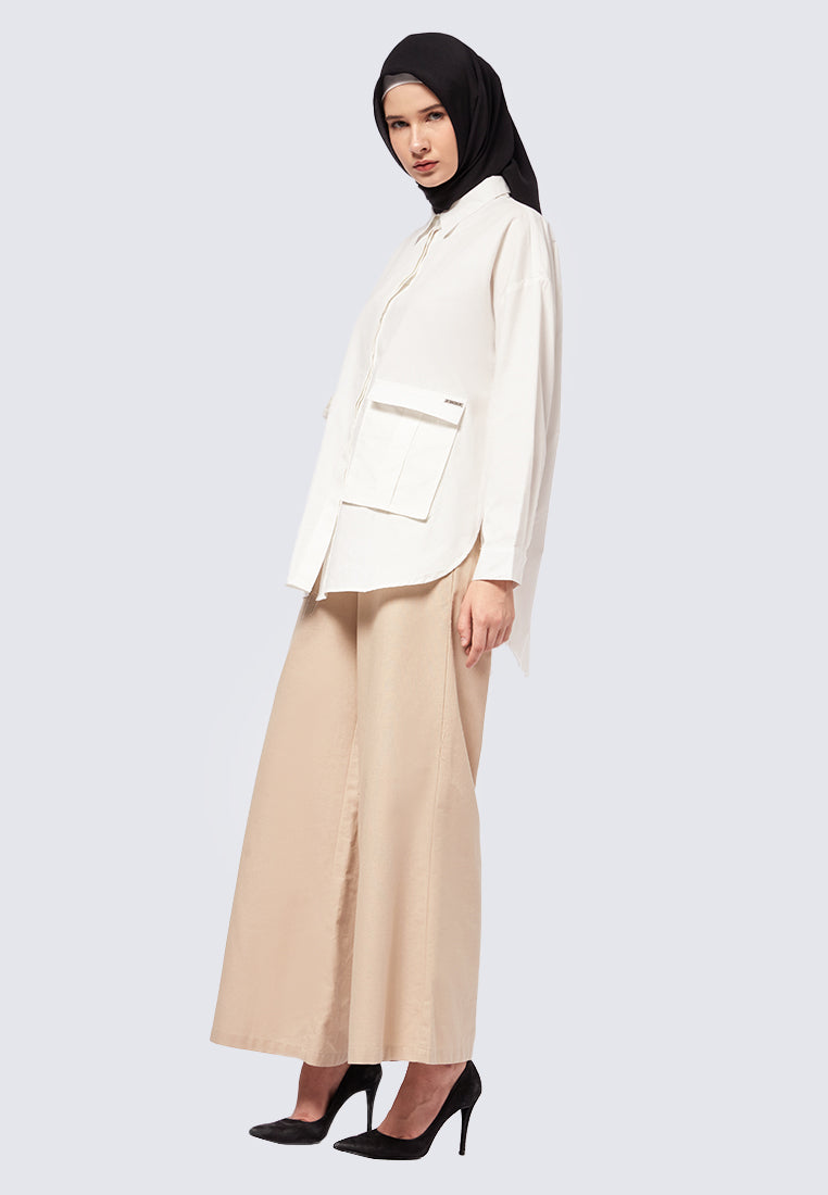 STATEMENT POCKET OVERSIZED SHIRT