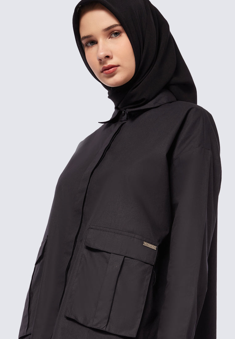 STATEMENT POCKET OVERSIZED SHIRT