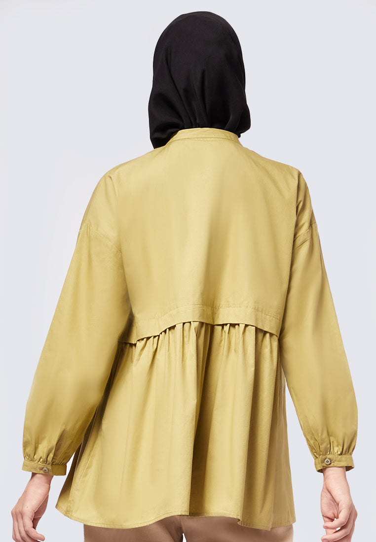 GATHERED BLOUSE