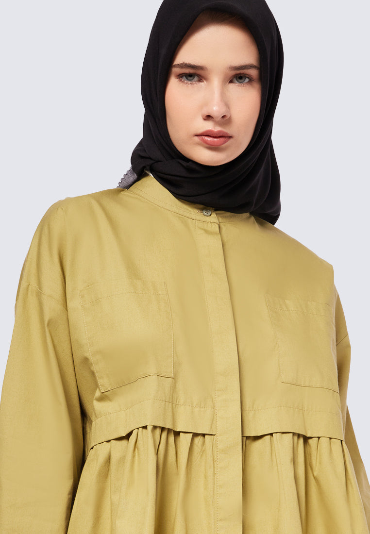 GATHERED BLOUSE