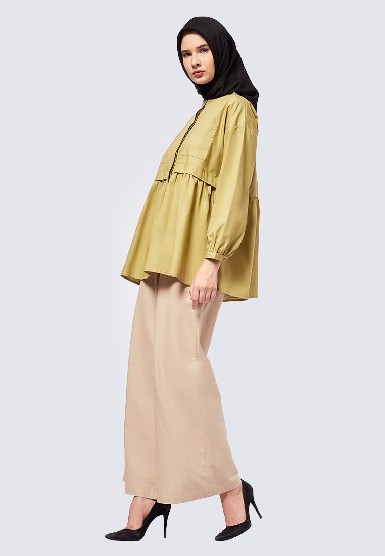 GATHERED BLOUSE