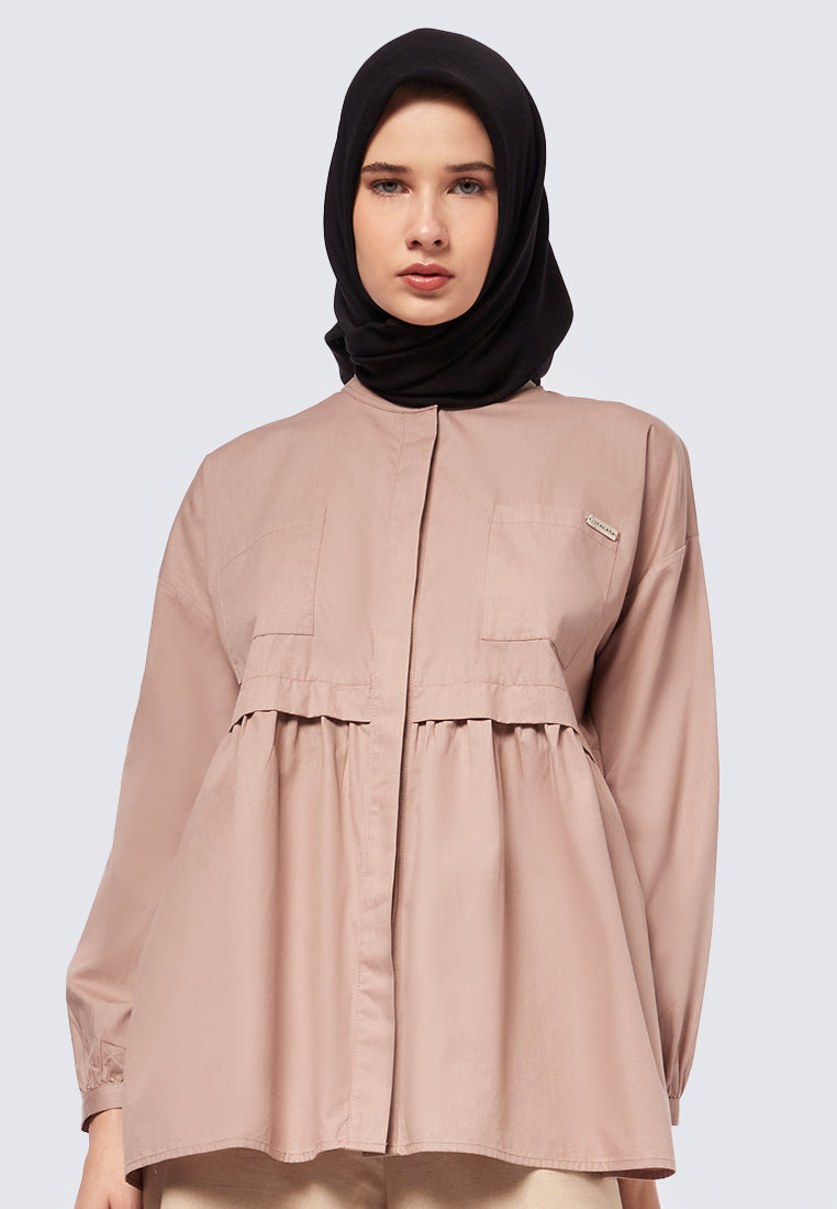 GATHERED BLOUSE
