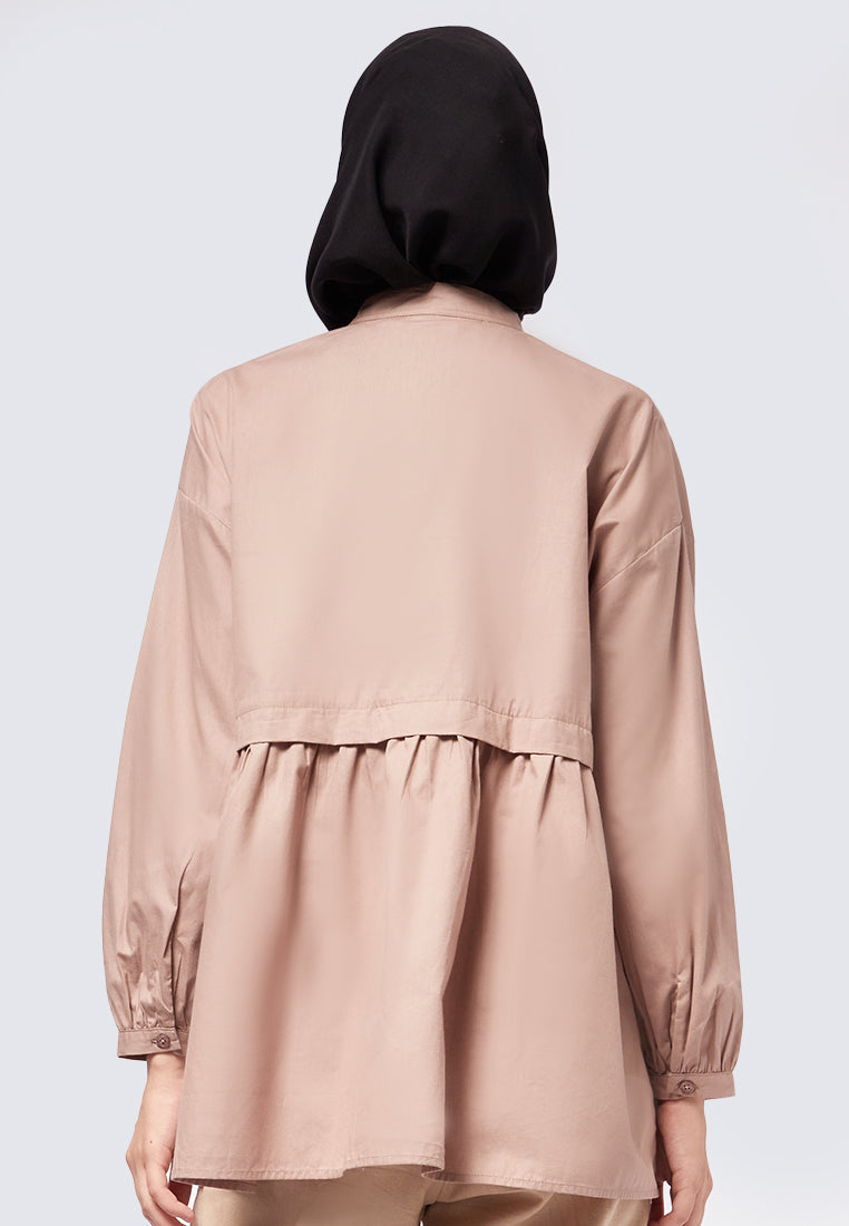 GATHERED BLOUSE
