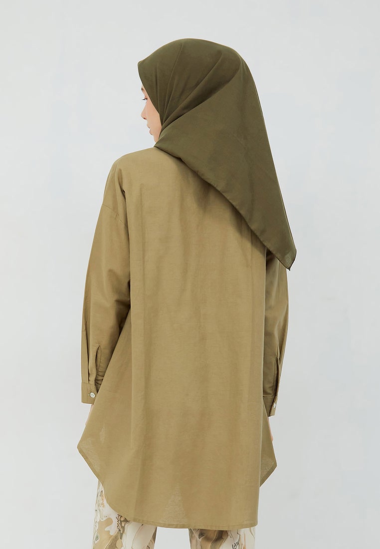 Hi-Low Oversized Shirt