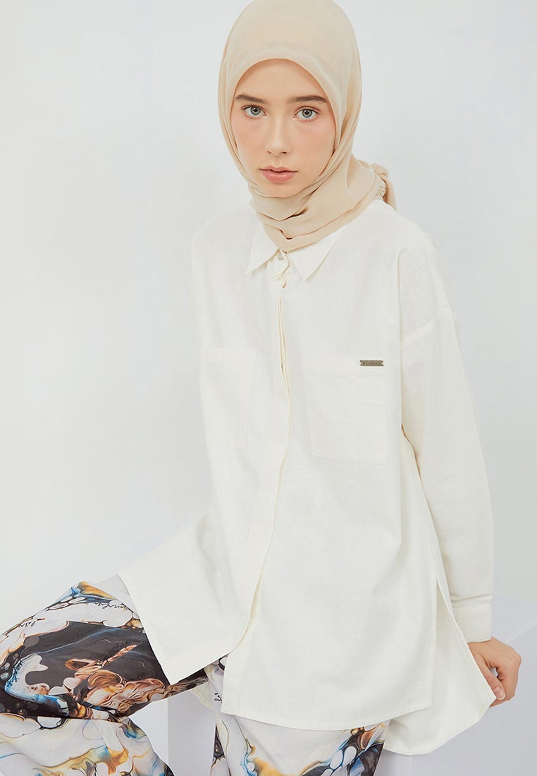 Hi-Low Oversized Shirt