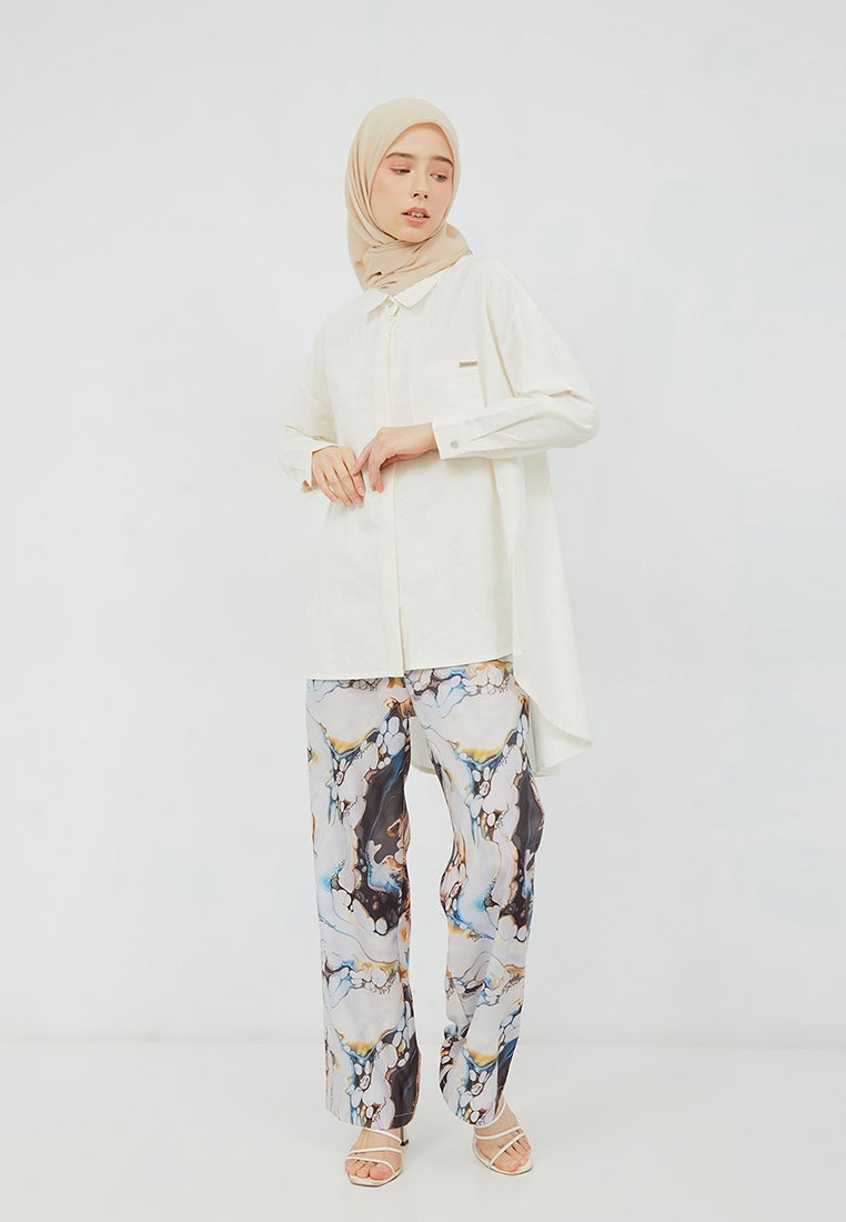 Hi-Low Oversized Shirt