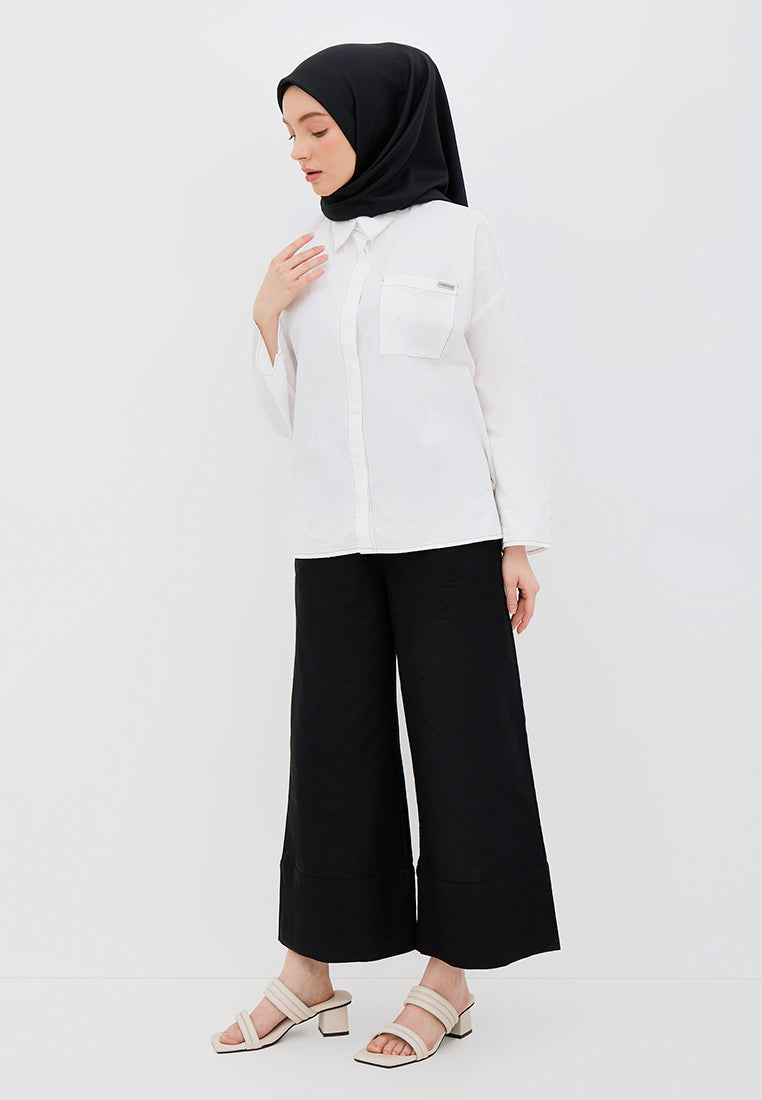 CONTRAST STITCHING SHIRT