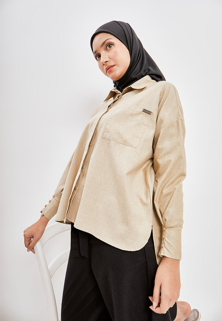 BUTTON POCKET SHIRT