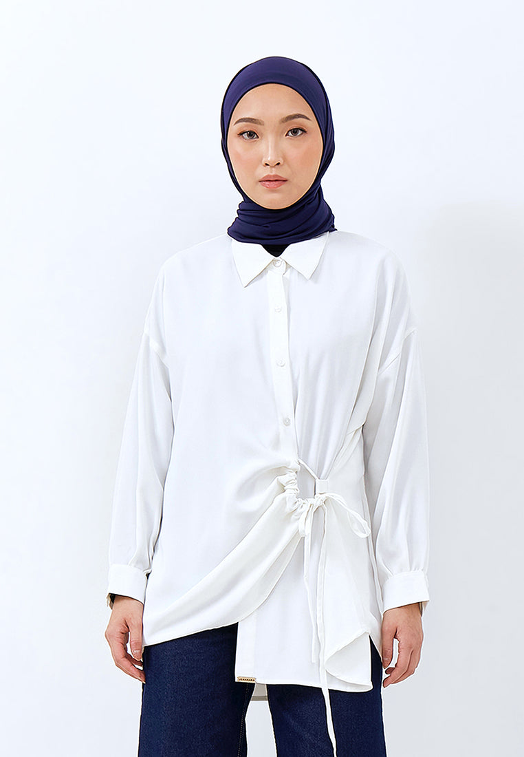 DRAWSTRING SHIRT
